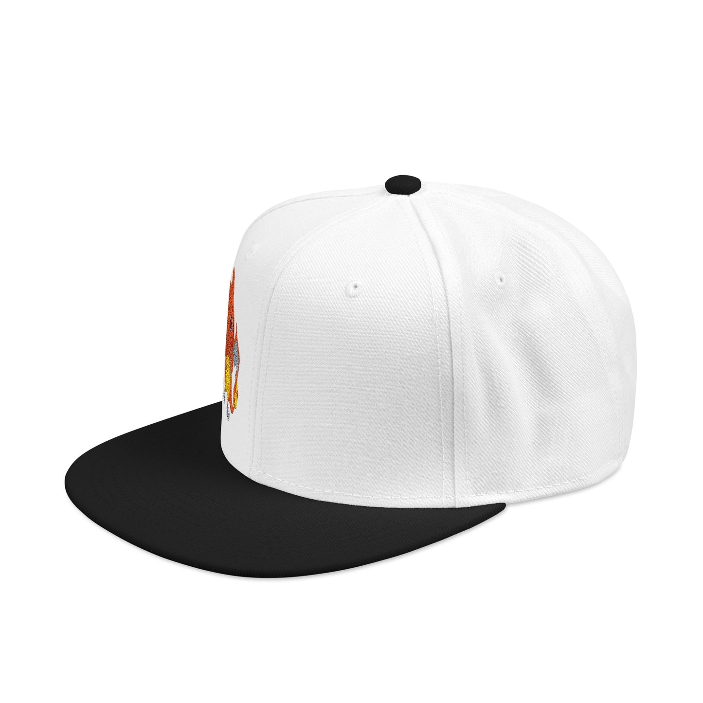 Embroidered fire lizard hoodie hat