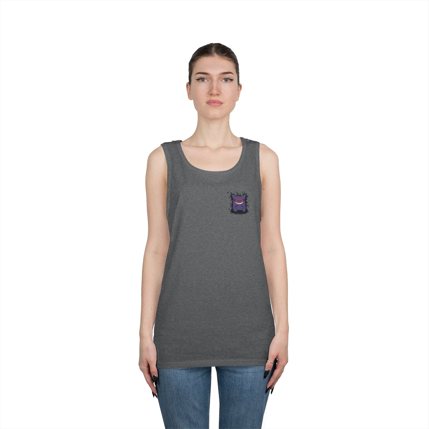 Purple ghost tank top
