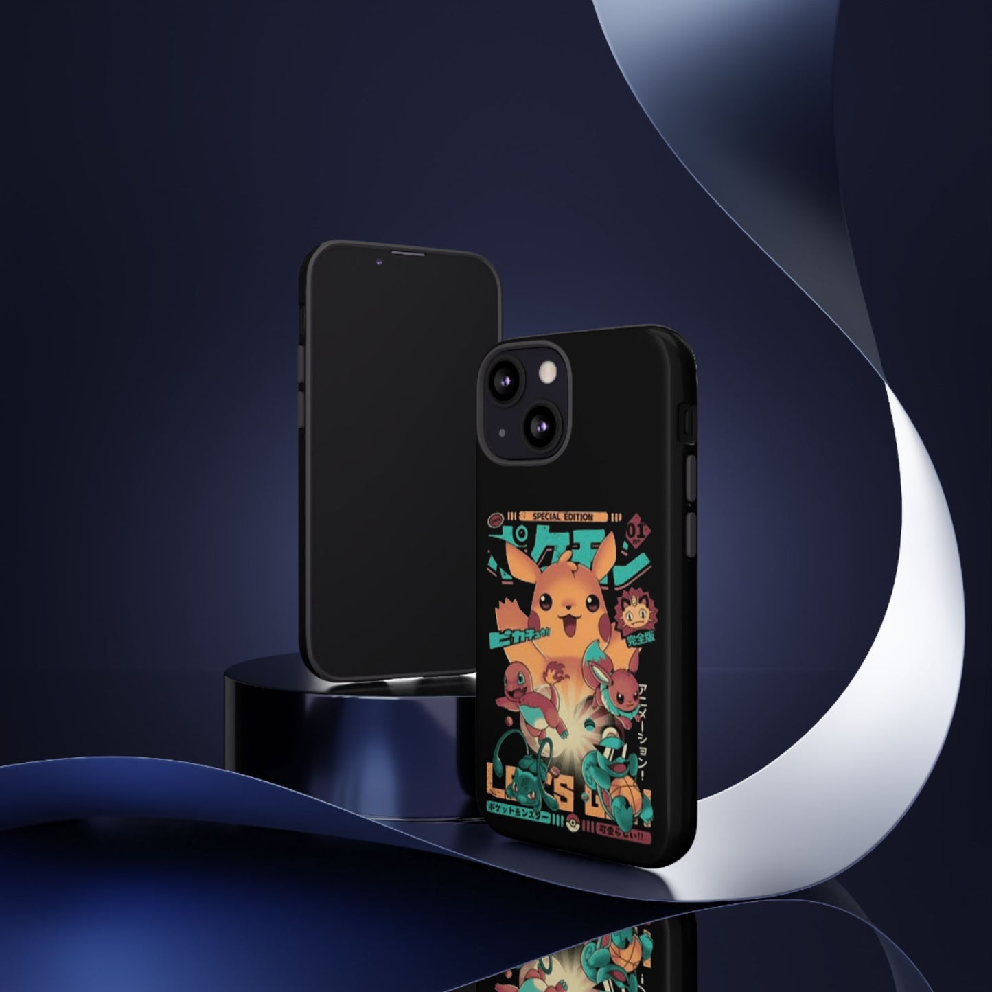Comic poke tough phone case