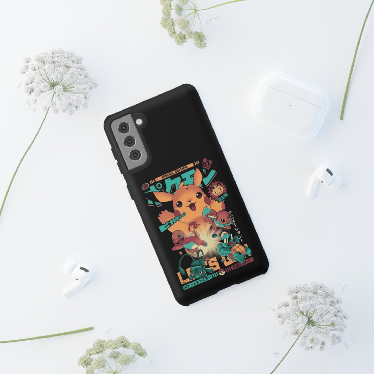 Comic poke tough phone case