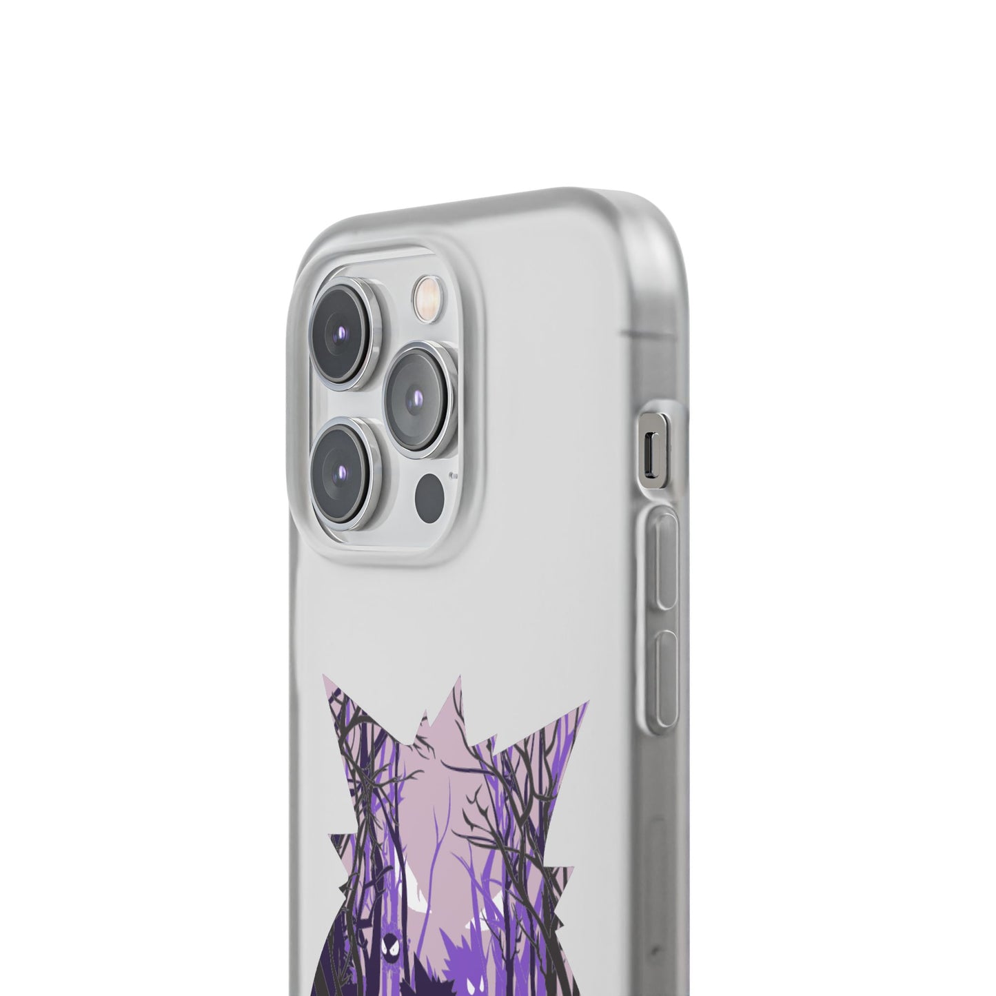 Purple ghost flexi phone case