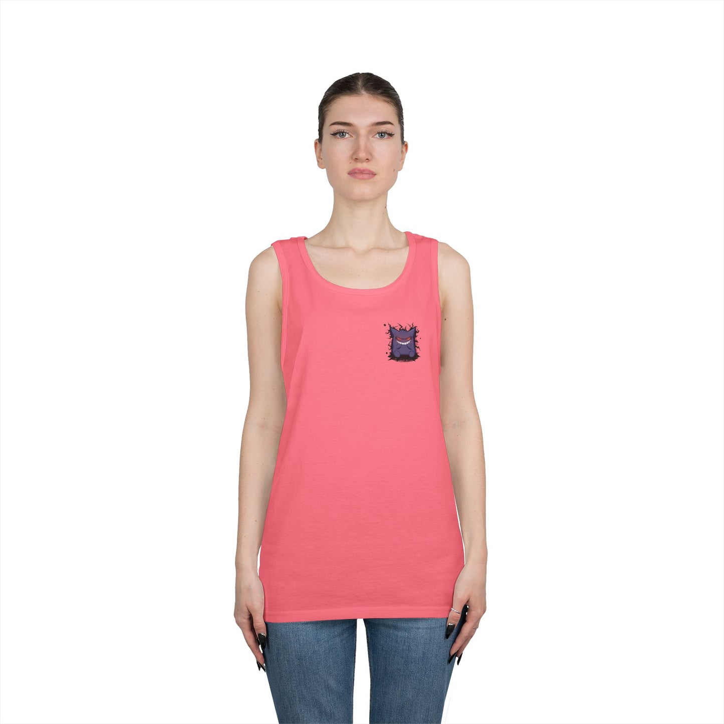 Purple ghost tank top