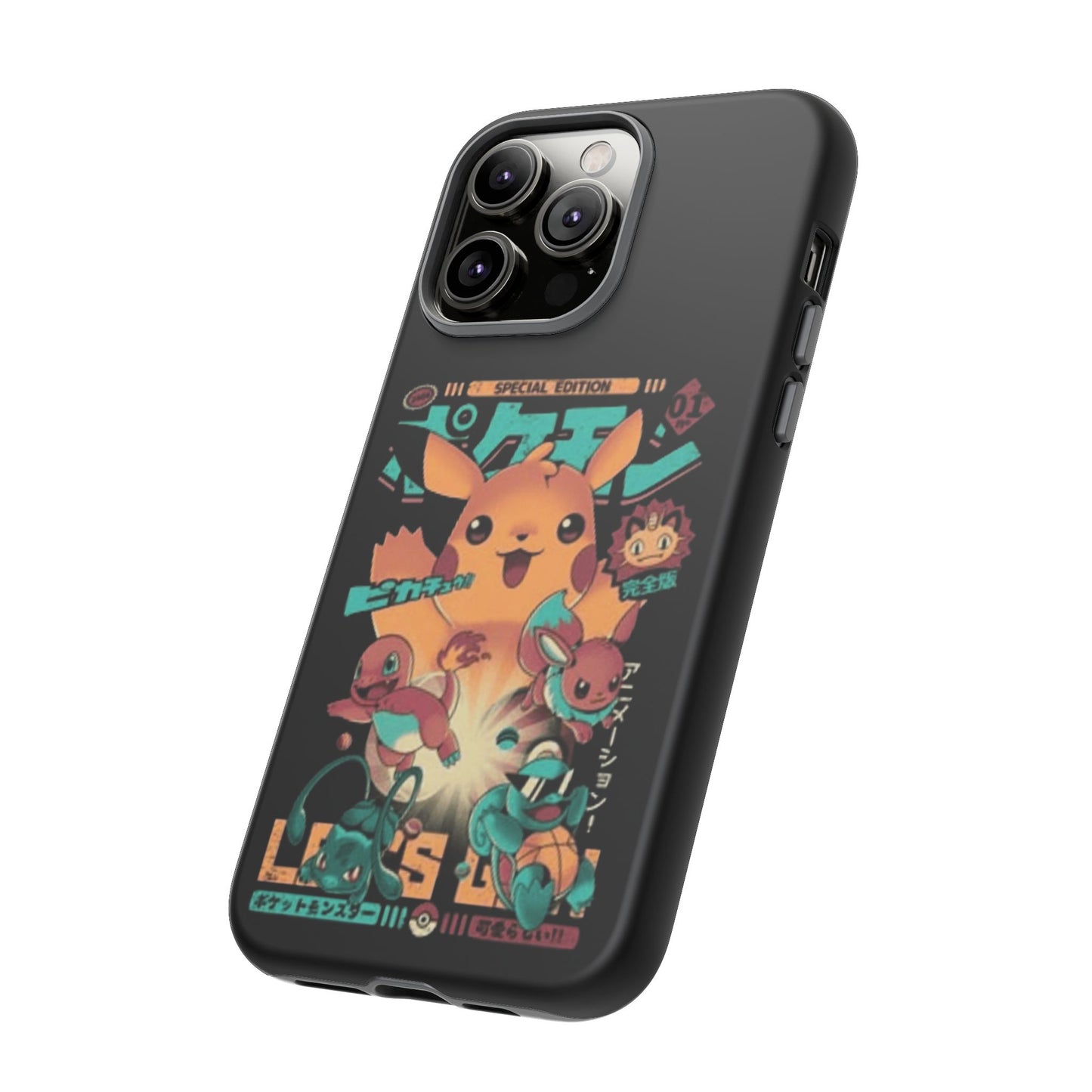 Comic poke tough phone case