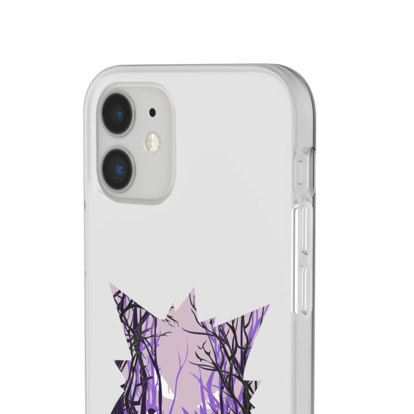 Purple ghost flexi phone case
