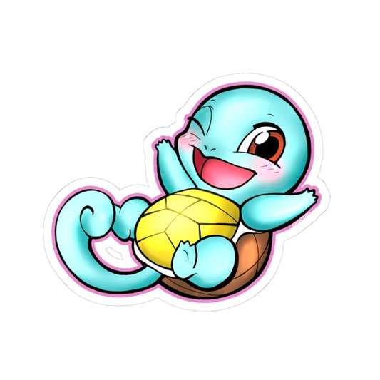 Cute water turtle sticker