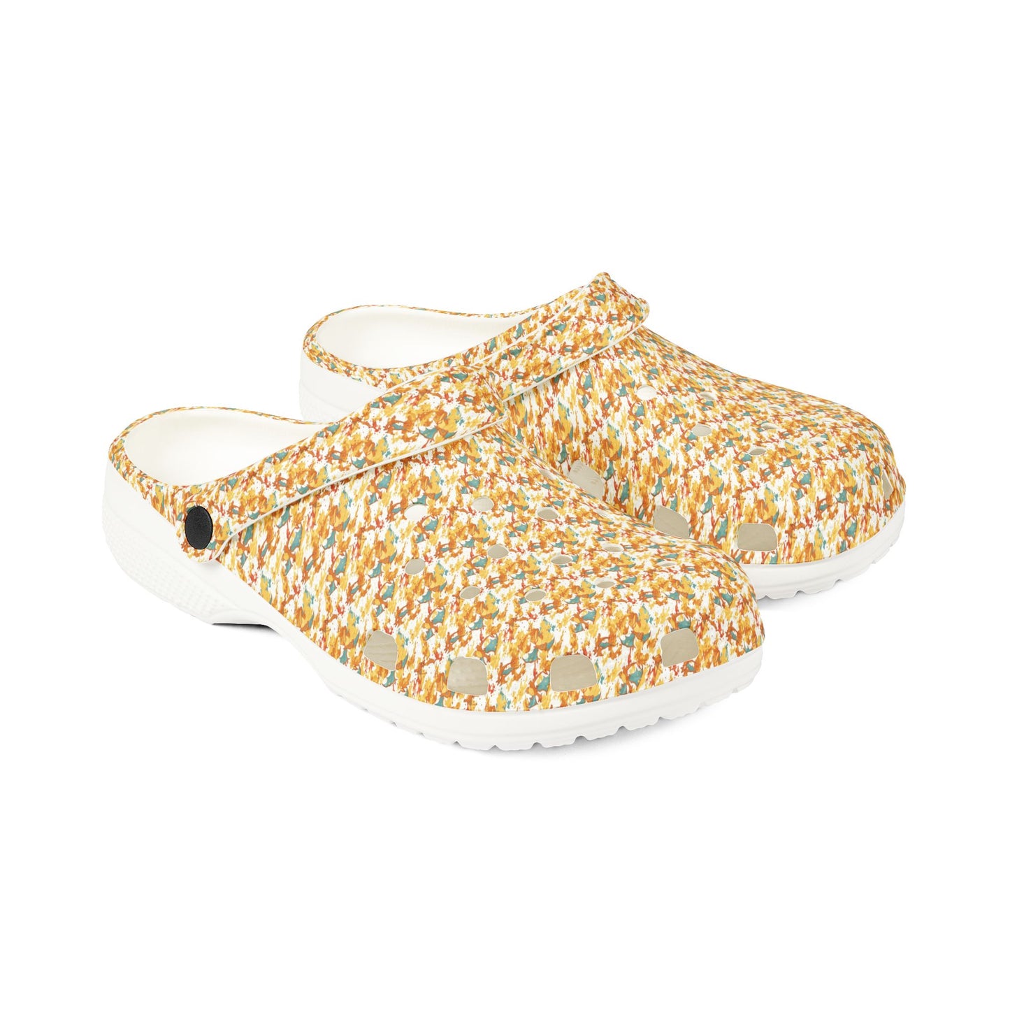 Fire lizard rubber clogs
