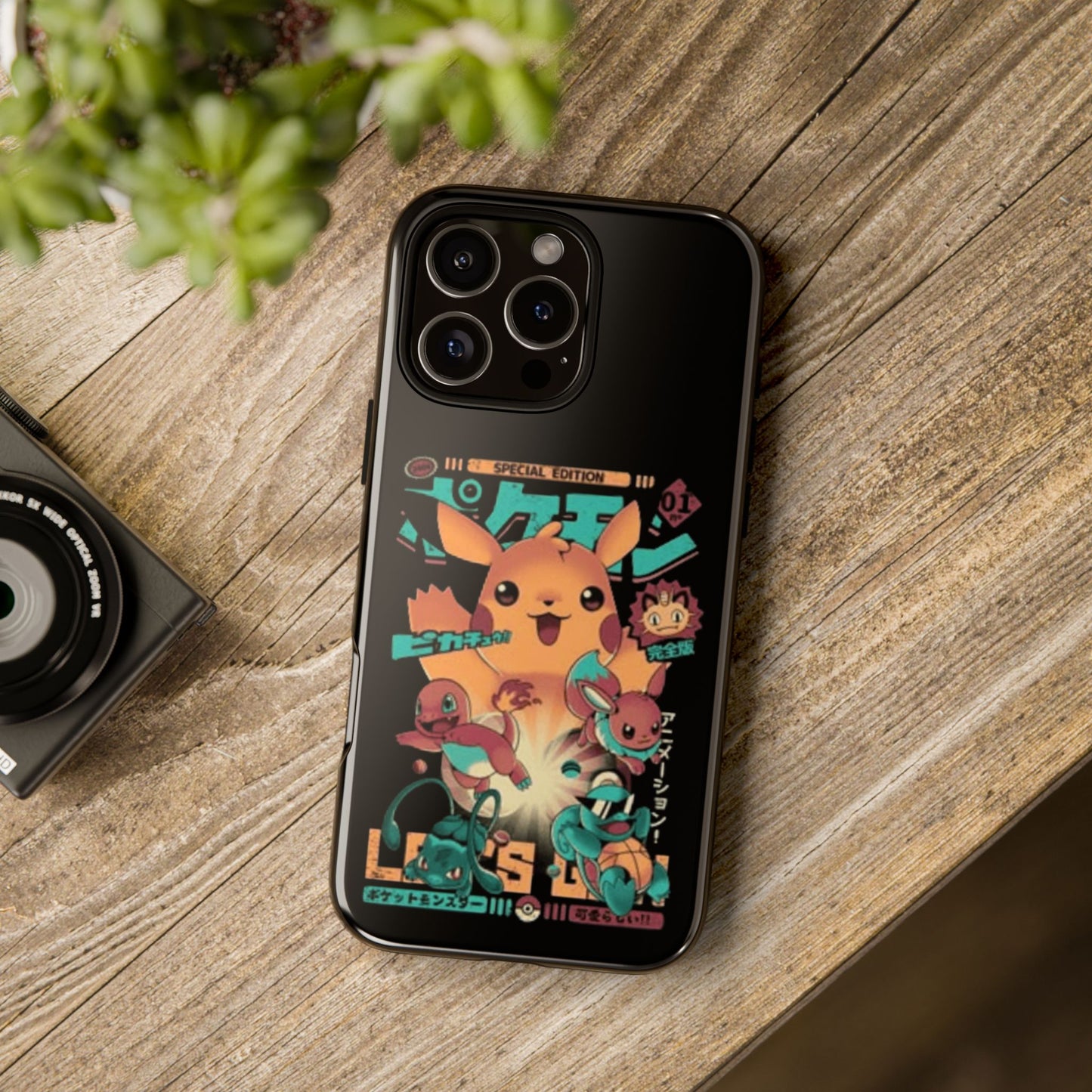 Comic poke tough phone case