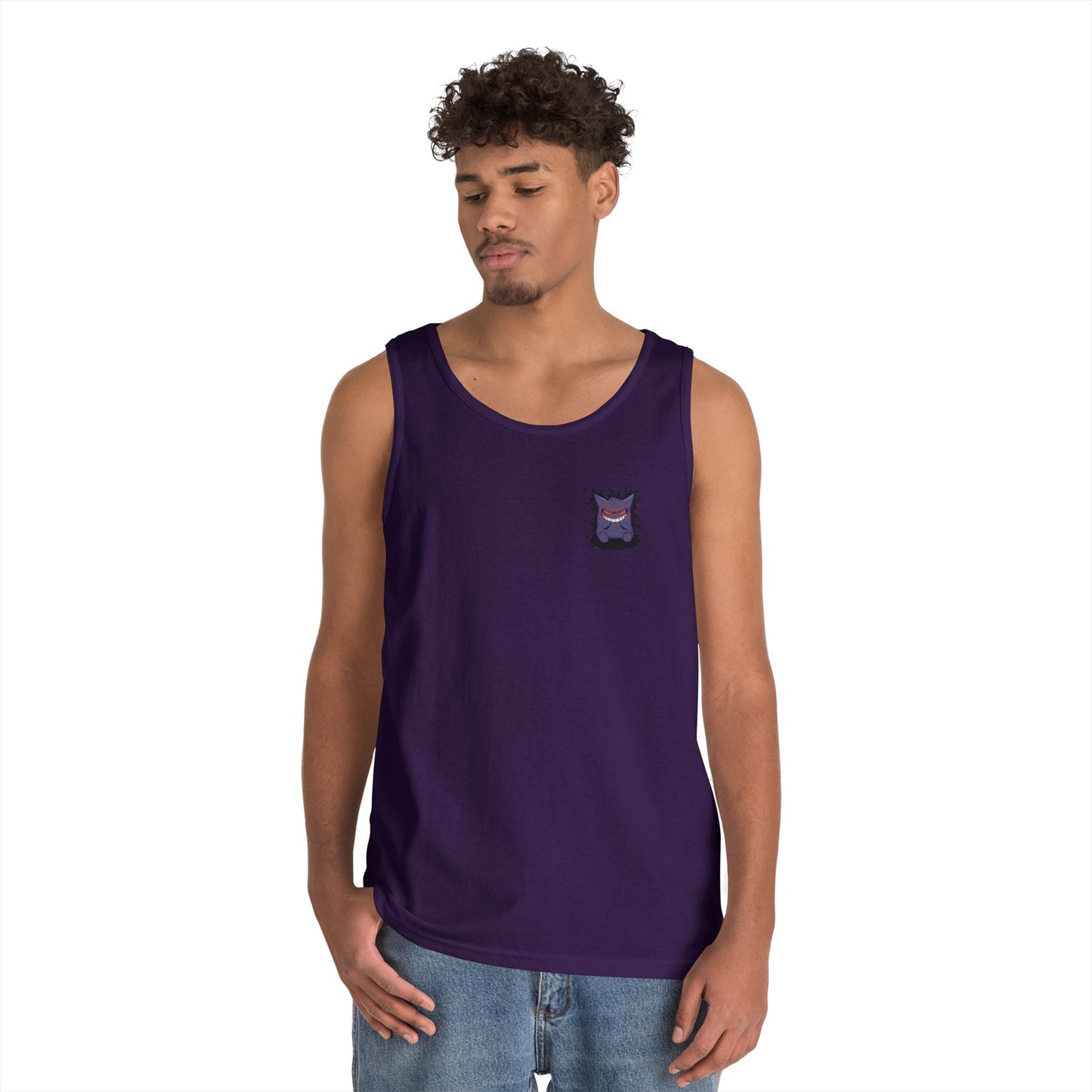 Purple ghost tank top