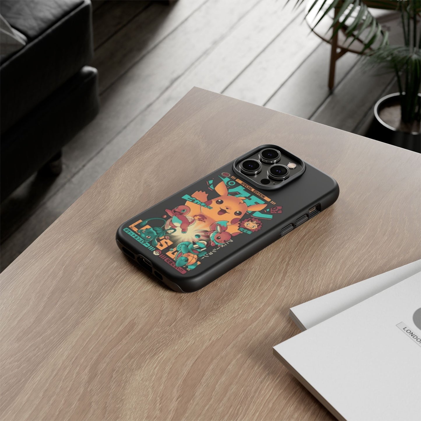 Comic poke tough phone case
