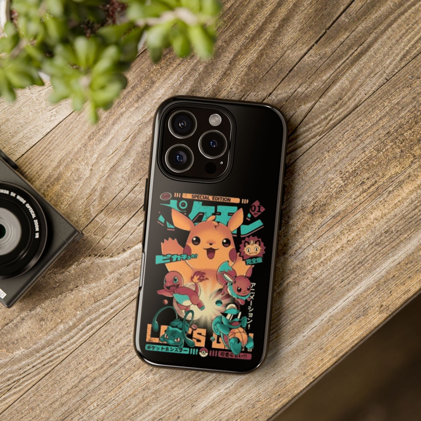 Comic poke tough phone case