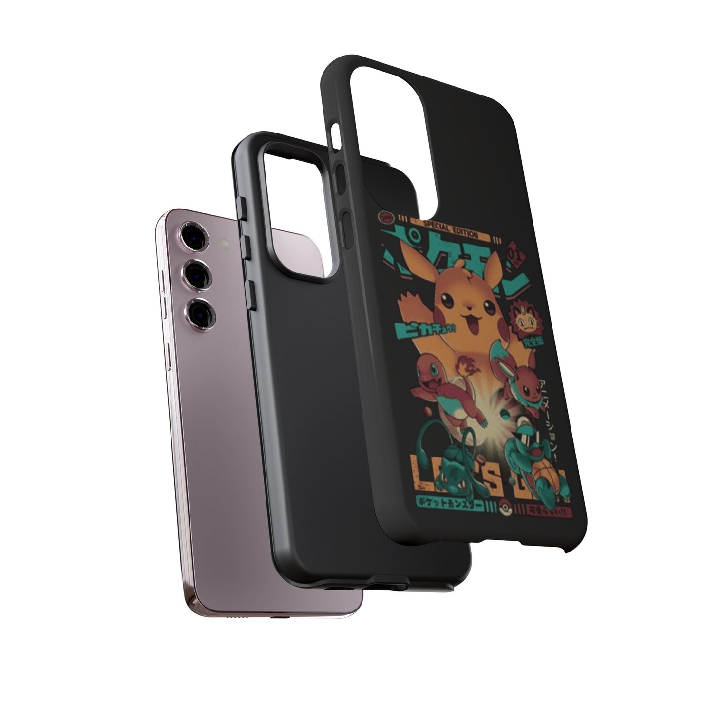 Comic poke tough phone case