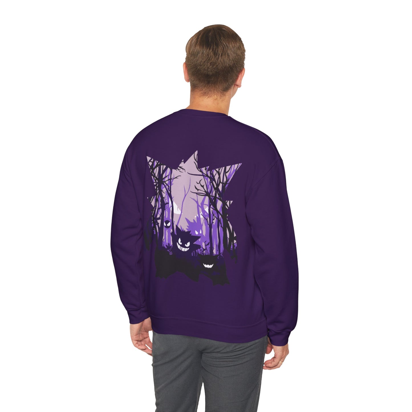 Purple ghost sweatshirt