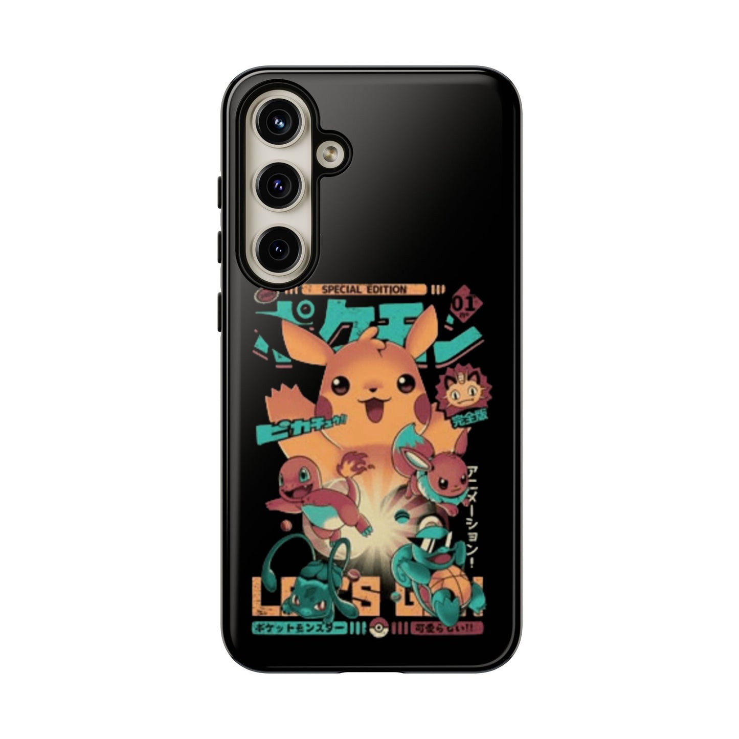 Comic poke tough phone case
