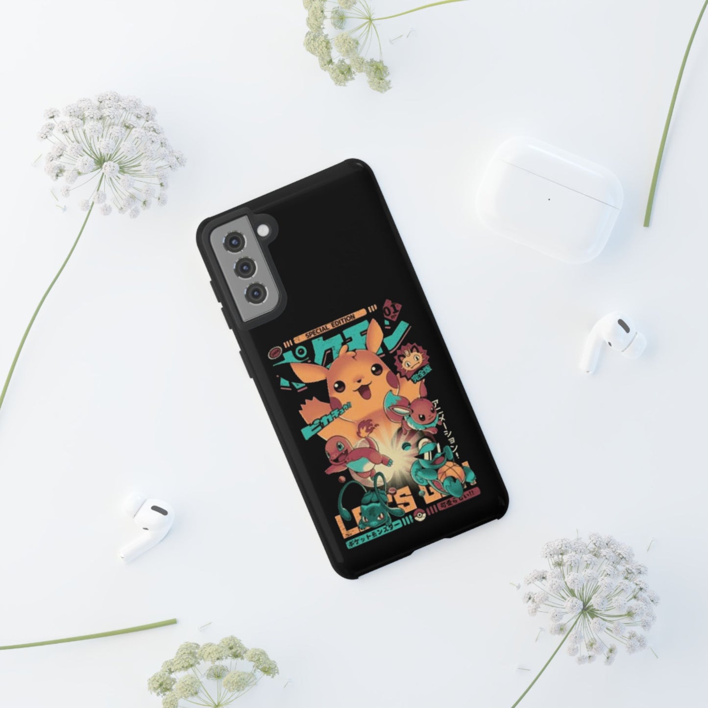 Comic poke tough phone case