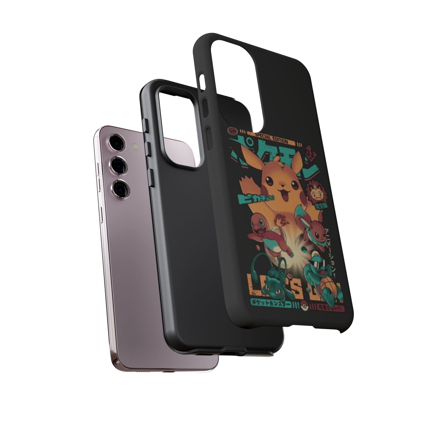 Comic poke tough phone case