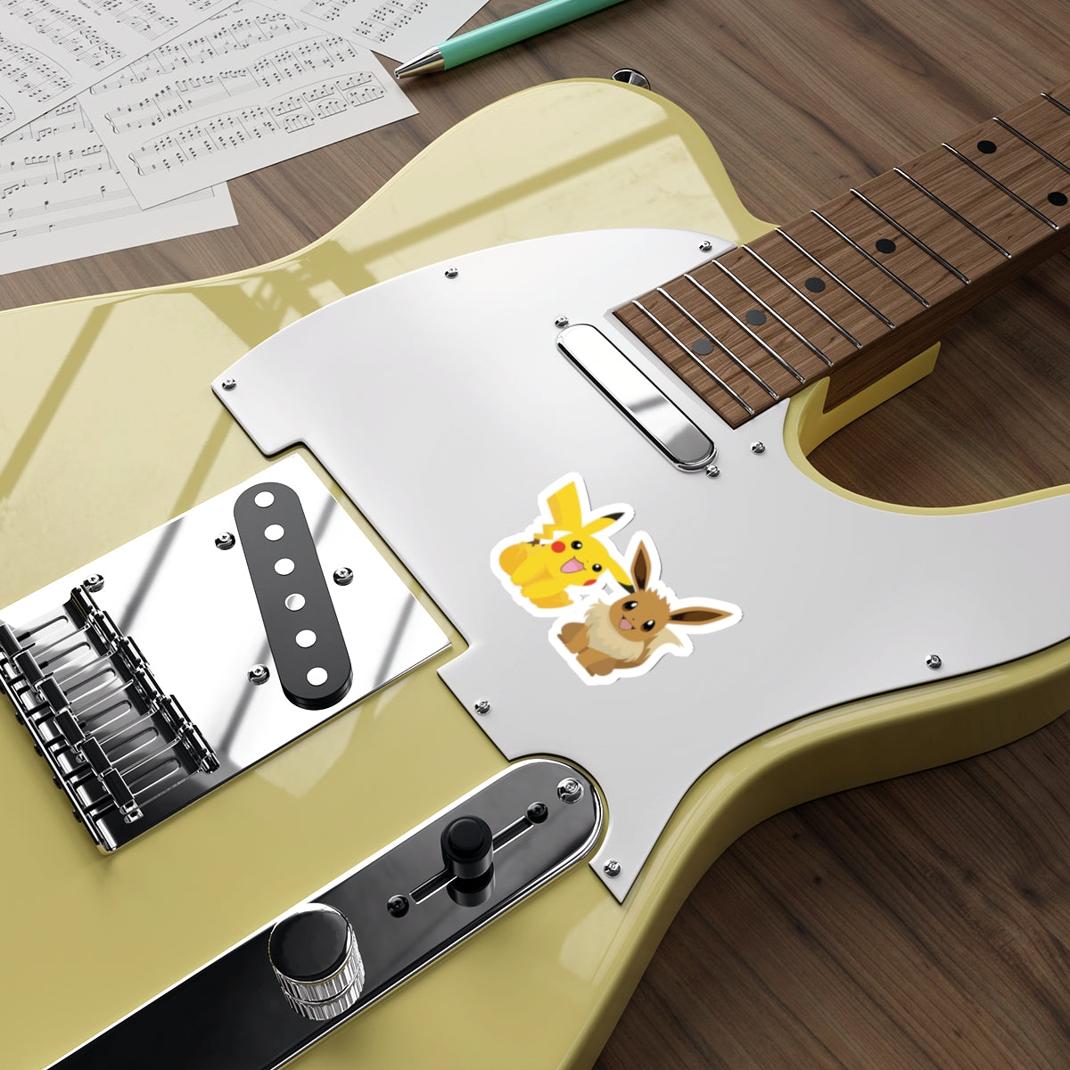 Cute Poke Die-Cut Stickers