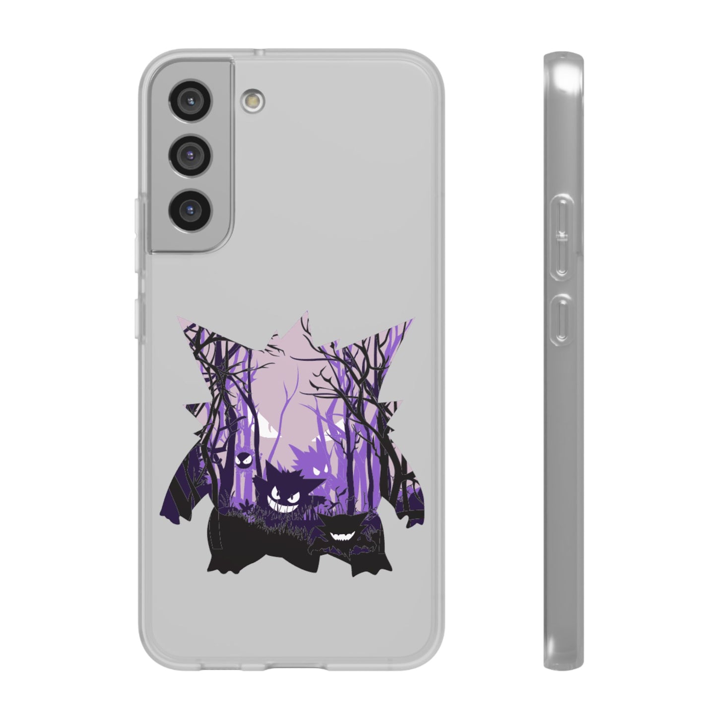 Purple ghost flexi phone case