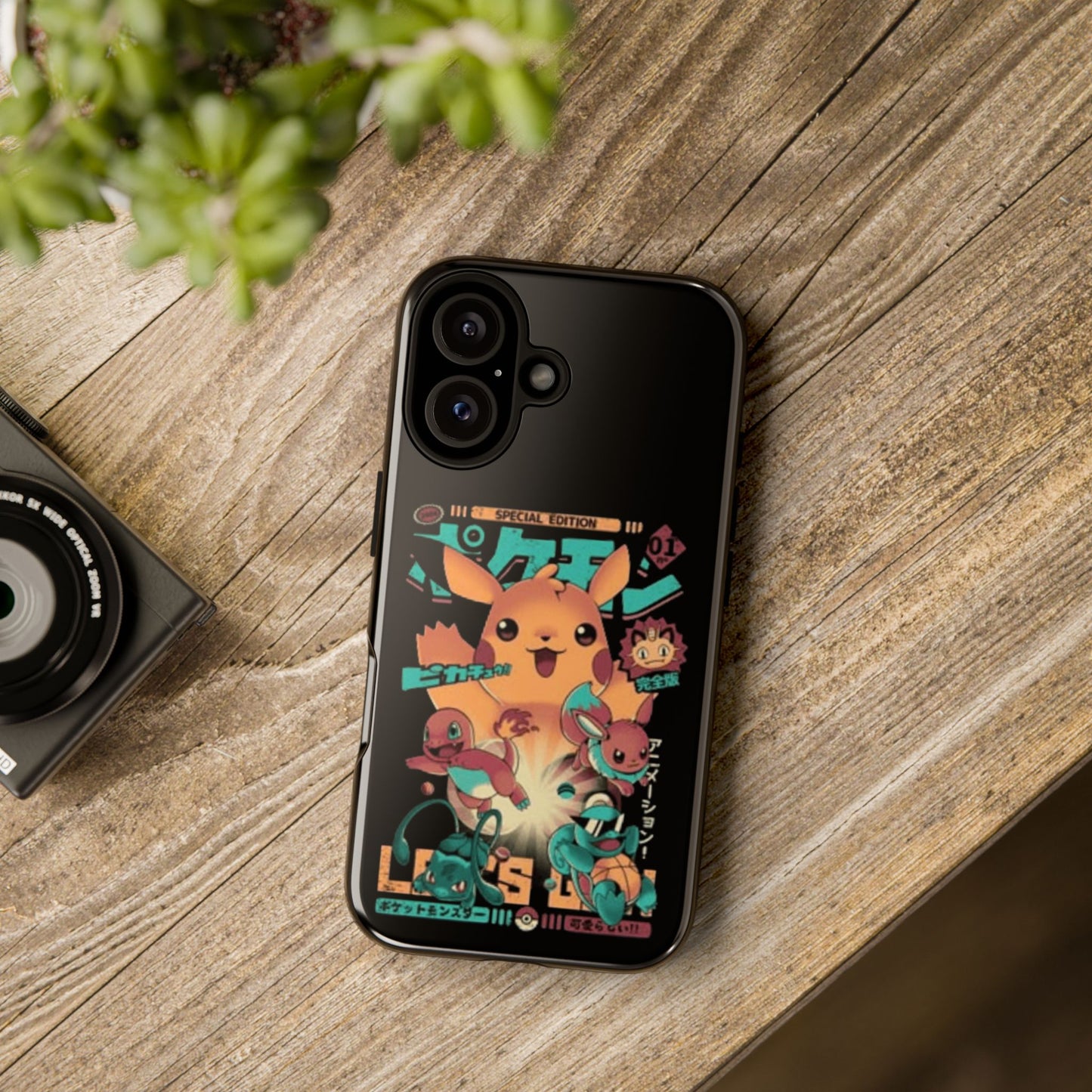 Comic poke tough phone case