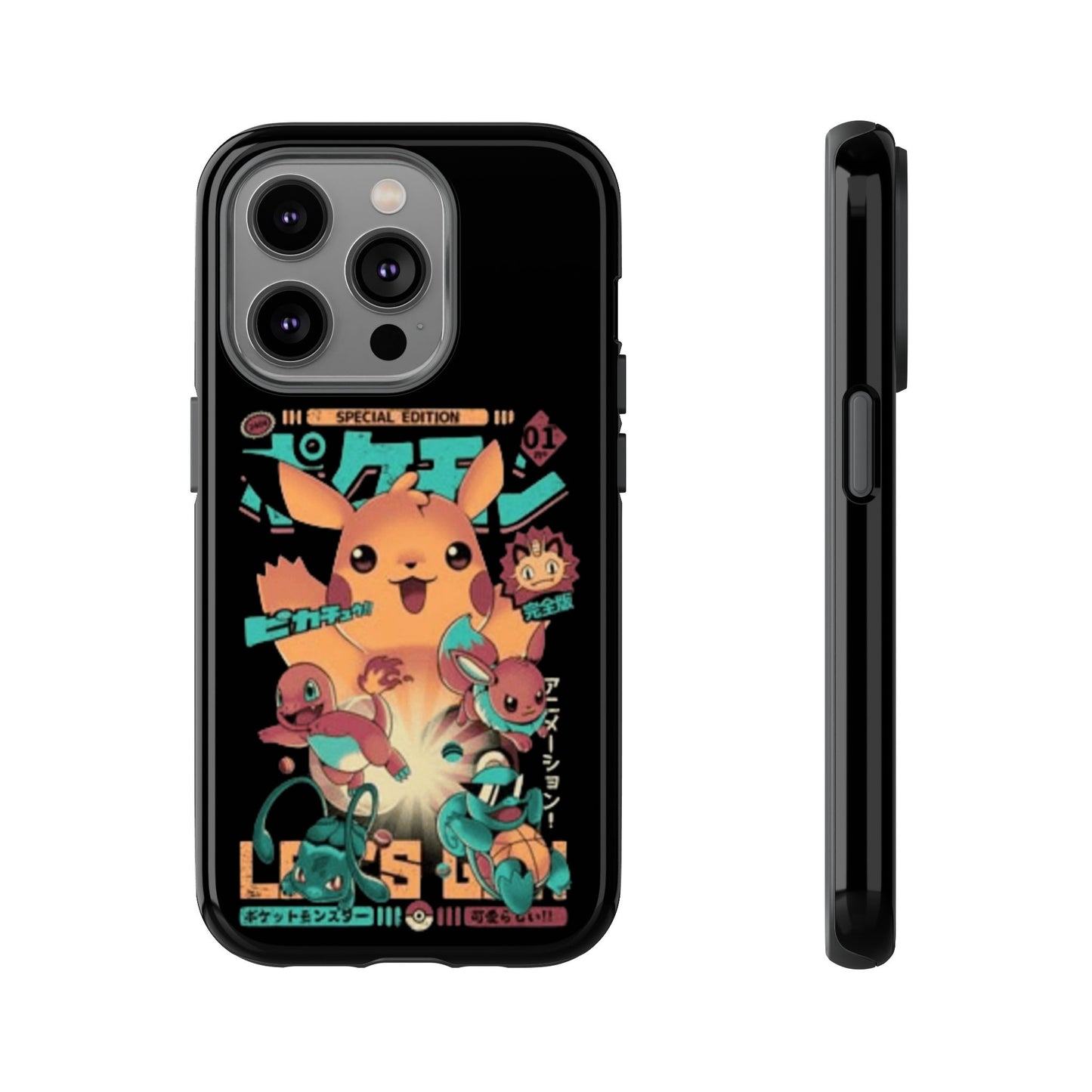 Comic poke tough phone case