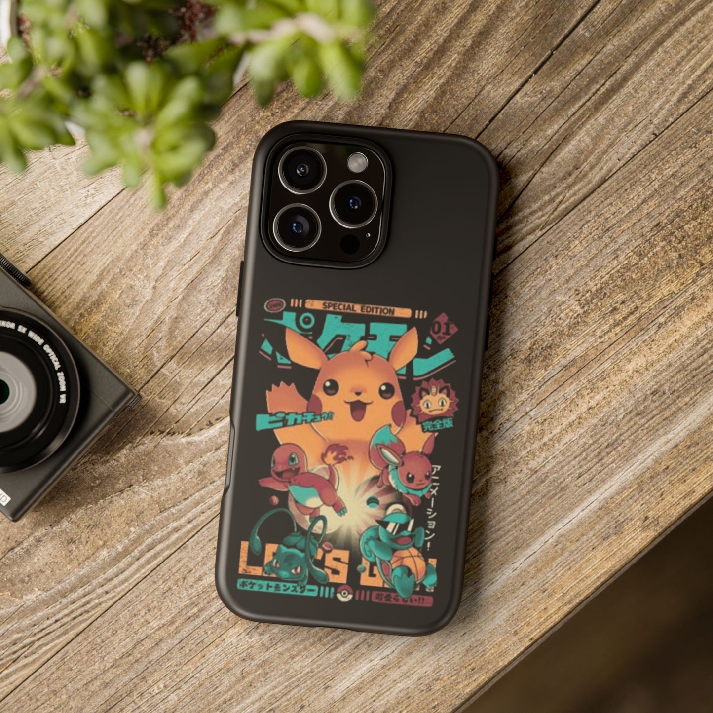 Comic poke tough phone case