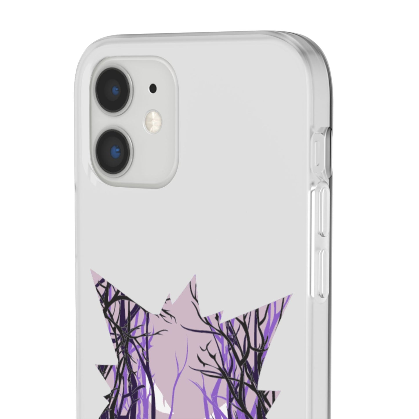 Purple ghost flexi phone case