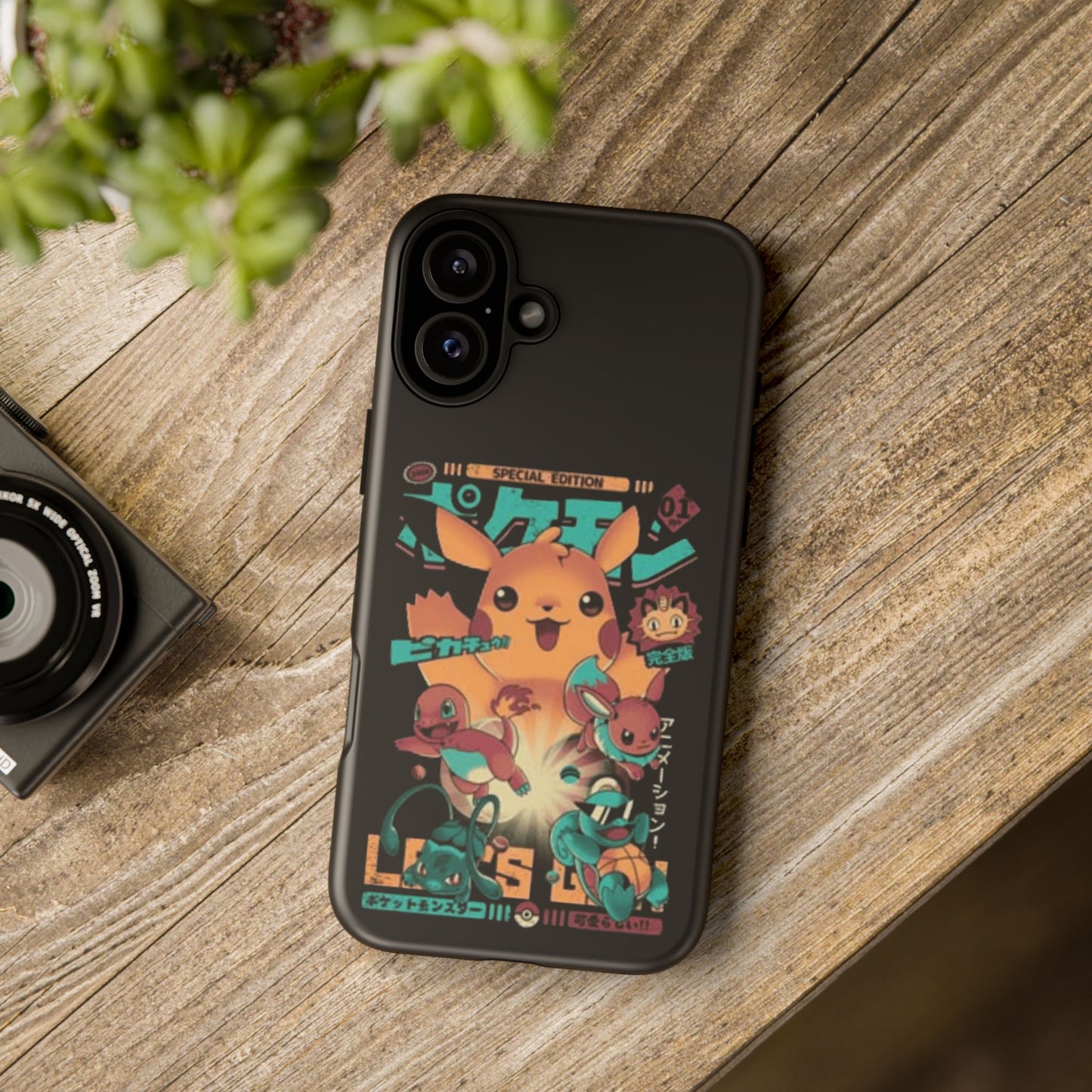 Comic poke tough phone case
