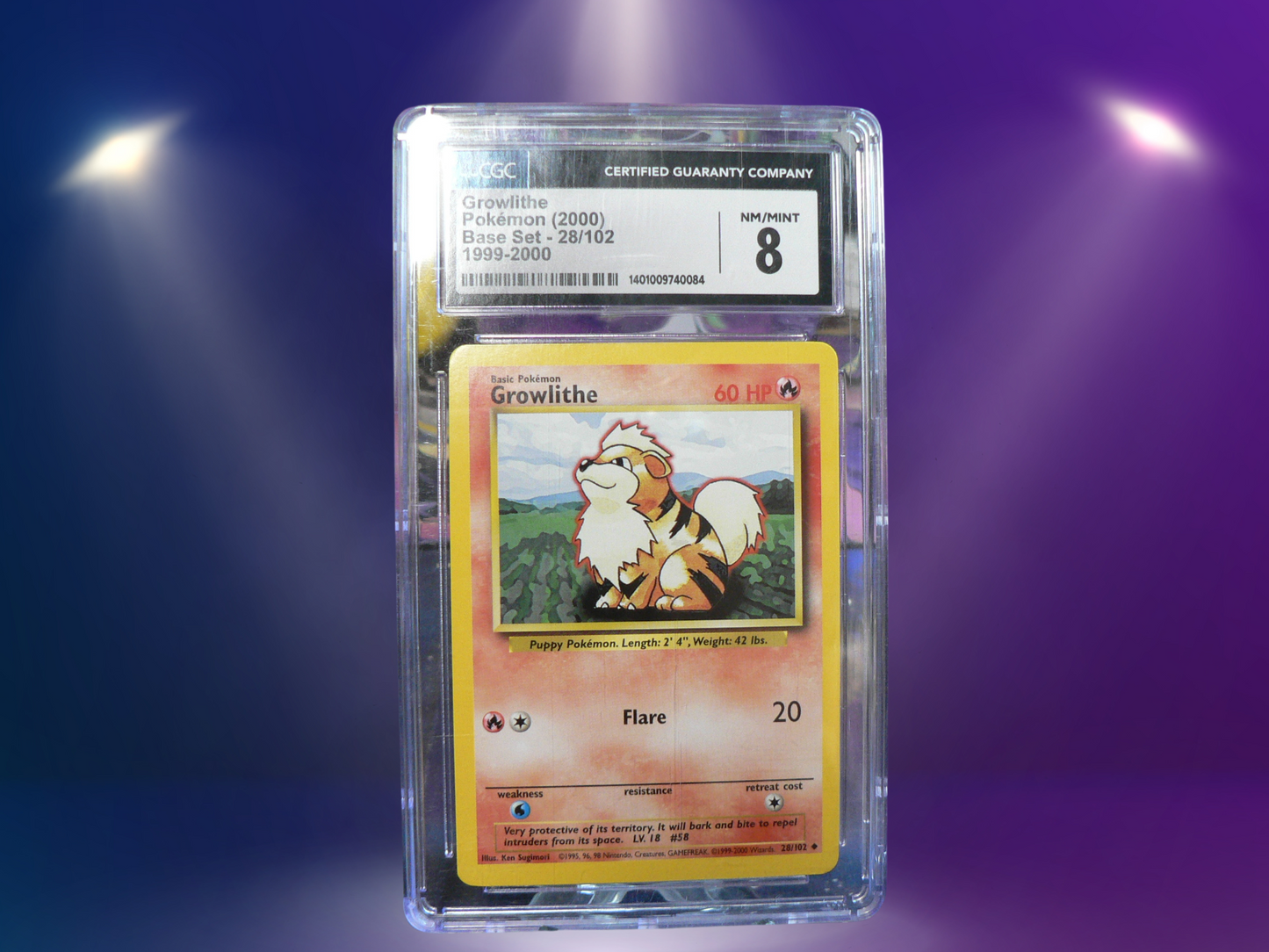 Cgc 8 Growlithe